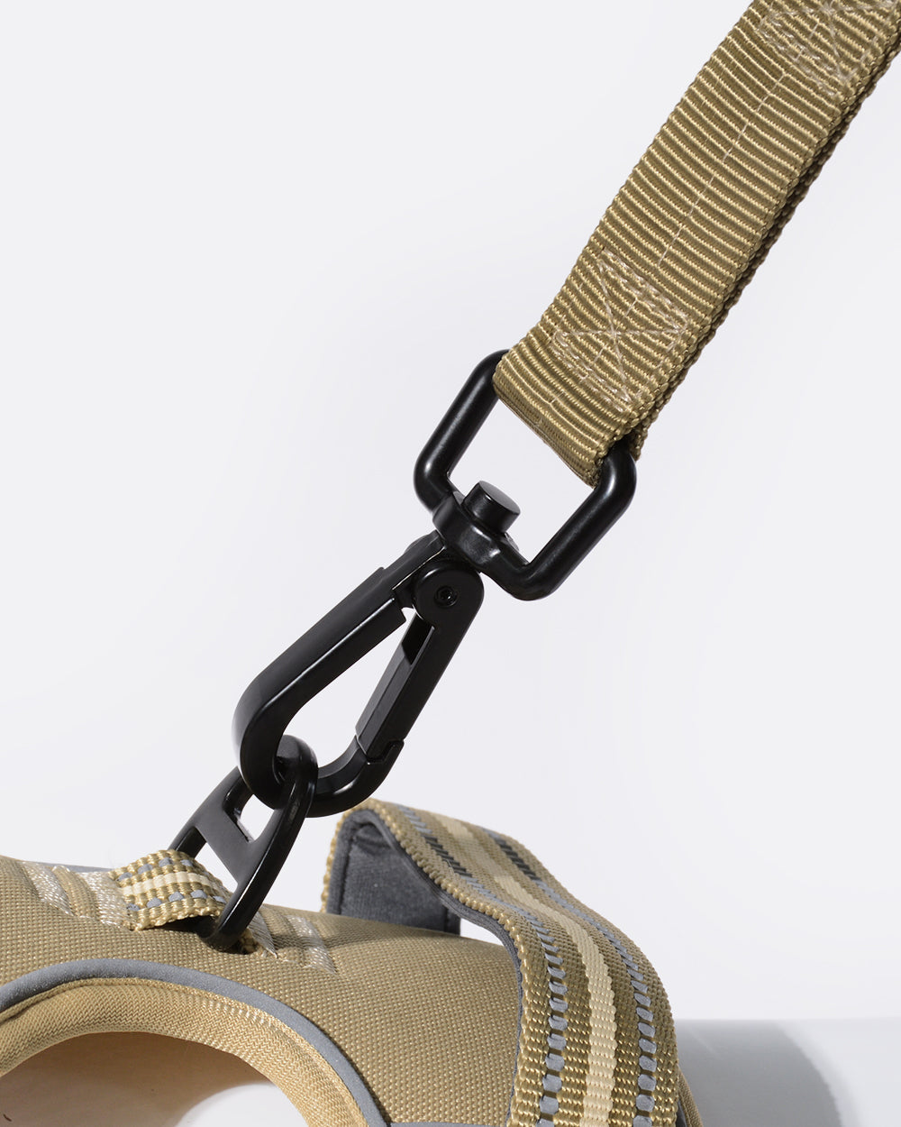 Heavy Duty Bungee Dog Leash - Khaki