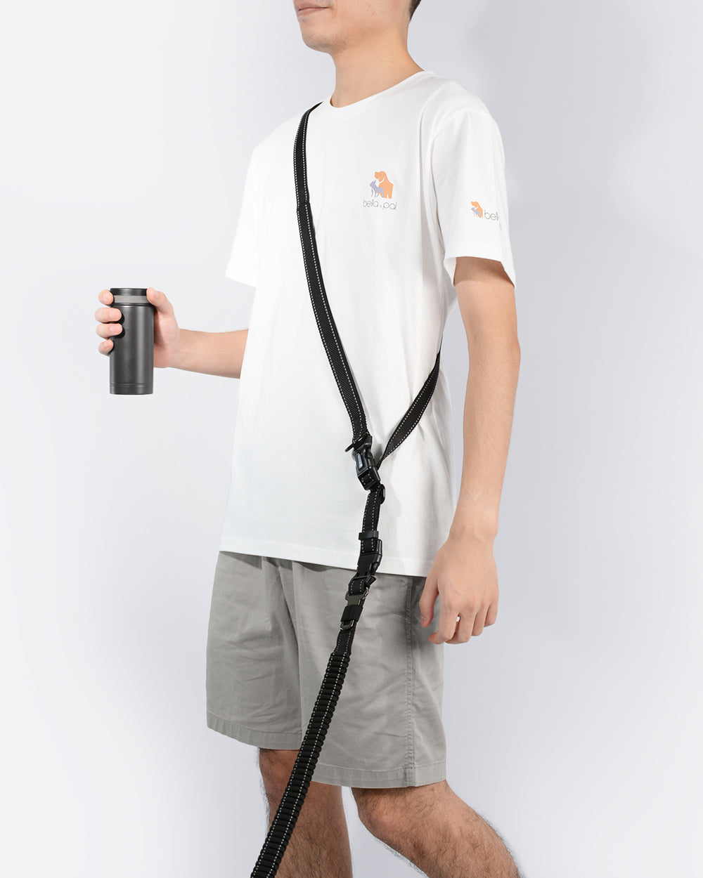 Ultimate 6-in-1 Hands-Free Dog Leash - Black