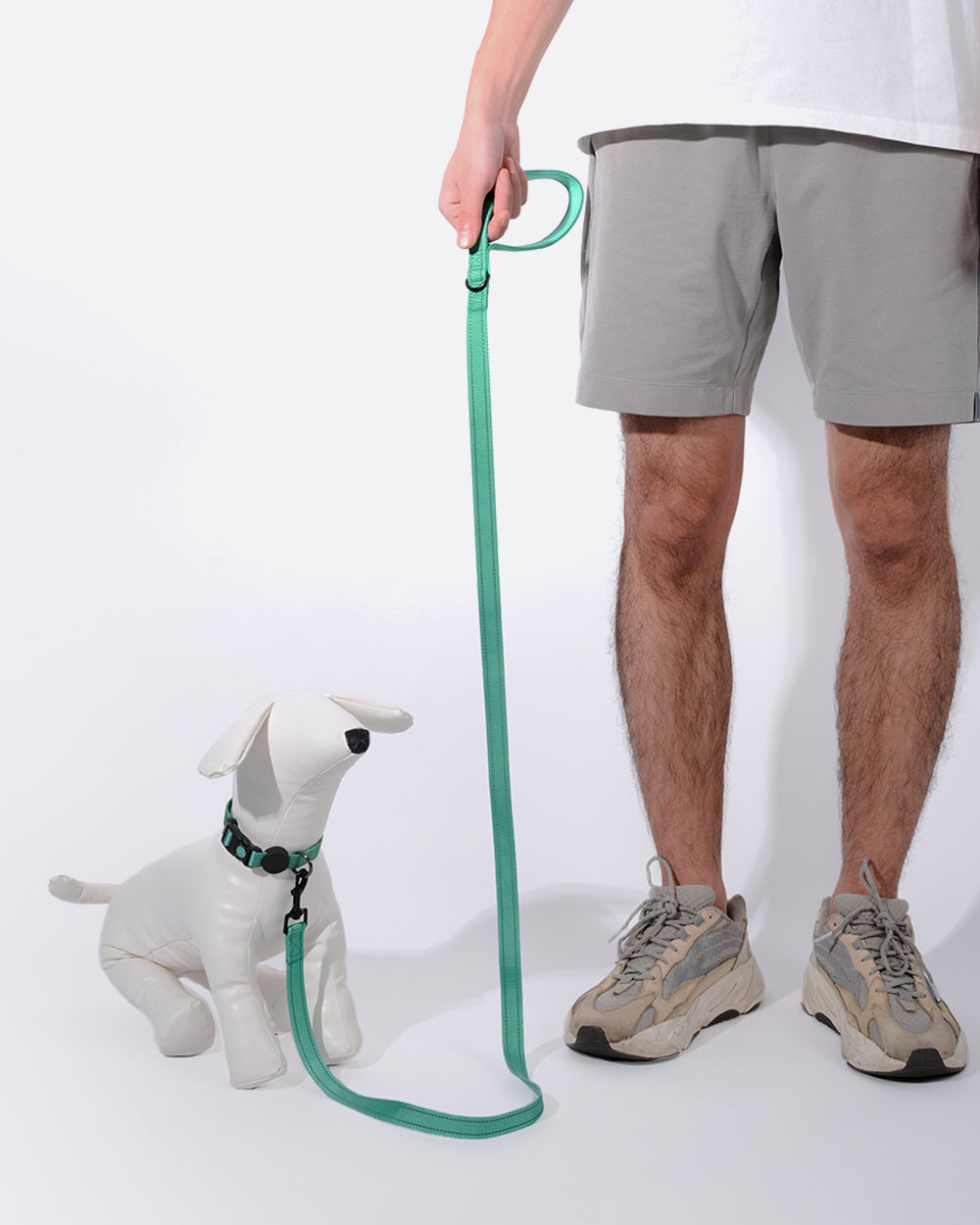 Simply Soft Reflective Dog Leash - Emerald