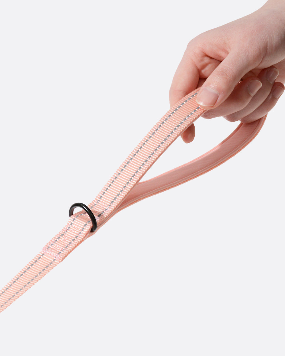 Simply Soft Reflective Dog Leash - Coral Pink